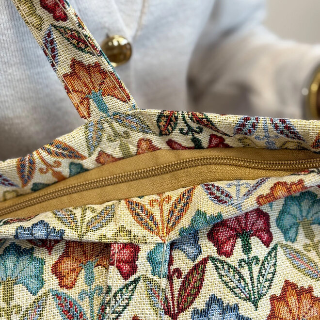 Zippered Bag Flora Large