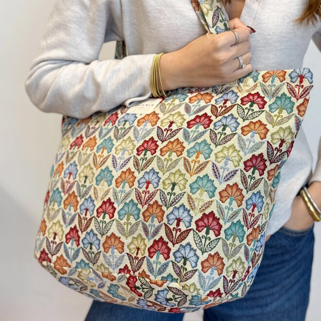 Zippered Bag Flora Large
