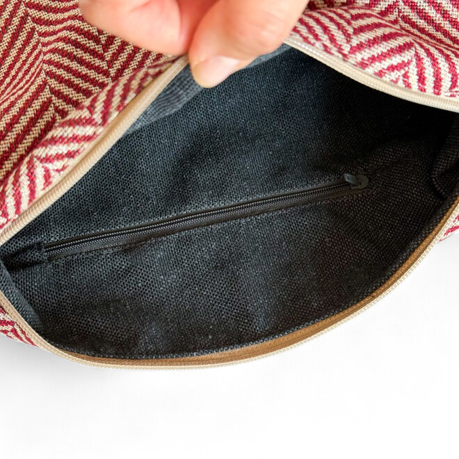 Handbag Herringbone Jacquard Small