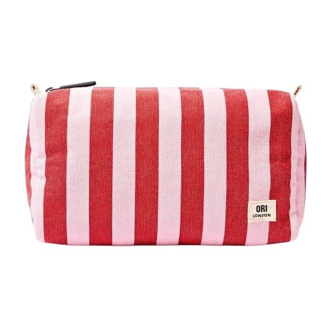 Wash Bag Mayfair Strawberry Stripe Small