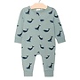 Zip Romper Blue Whales