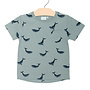 Pocket Tee Blue Whales