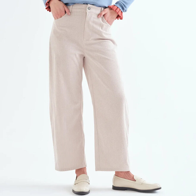 Trousers Corduroy Off White