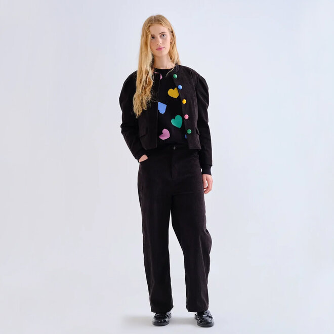 Trousers Corduroy Black