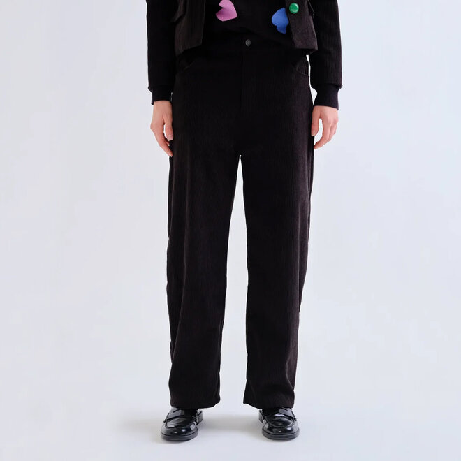 Trousers Corduroy Black