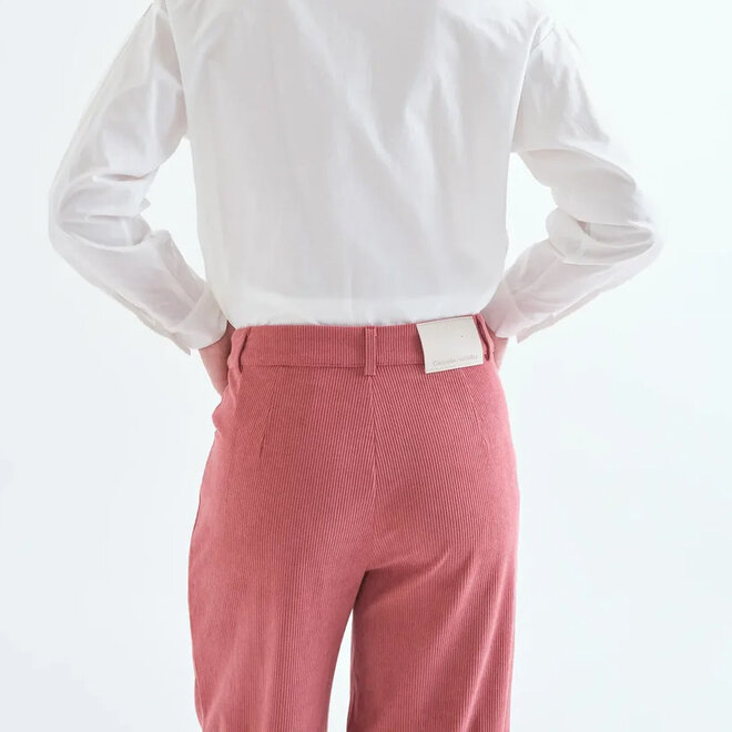 Trousers Corduroy Pink