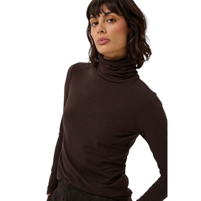 Turtleneck Top Efinas Brown