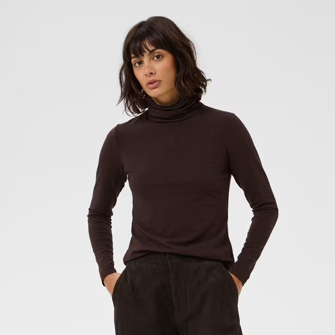 Turtleneck Top Efinas Brown