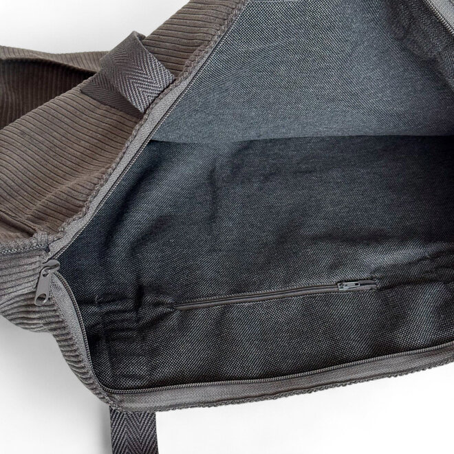 Weekender Bag Corduroy Charcoal