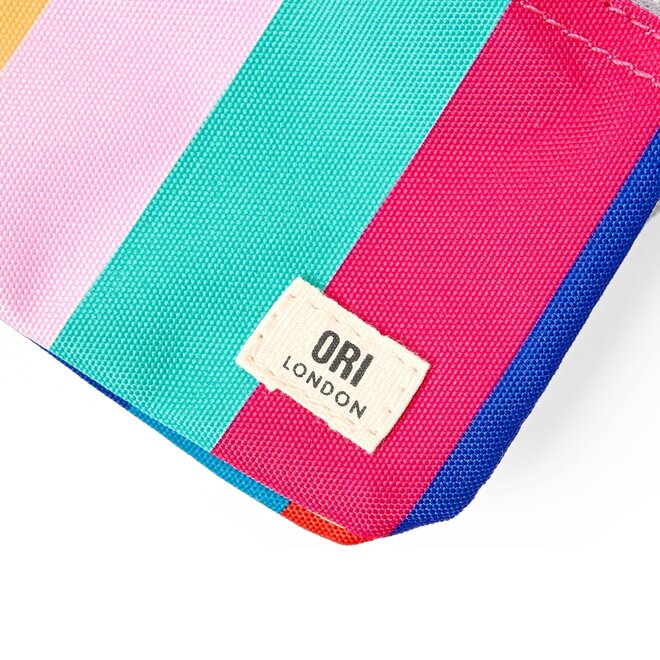 Carnaby Wallet Wide Multi Stripe Small