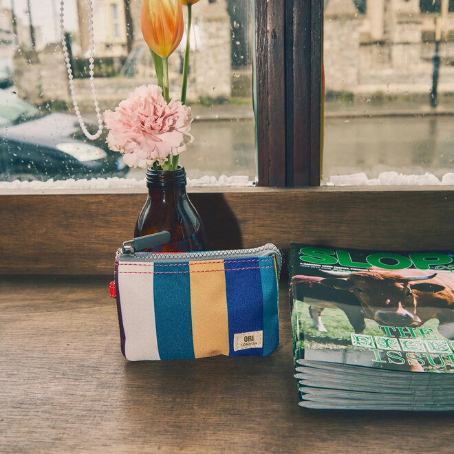 Carnaby Wallet Wide Multi Stripe Small