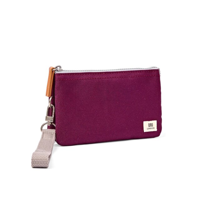 Carnaby Wallet Medium Cherry Lacquer with Wrist Strap