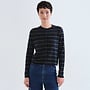 Cardigan Navy Blue with Embroidered Flowers