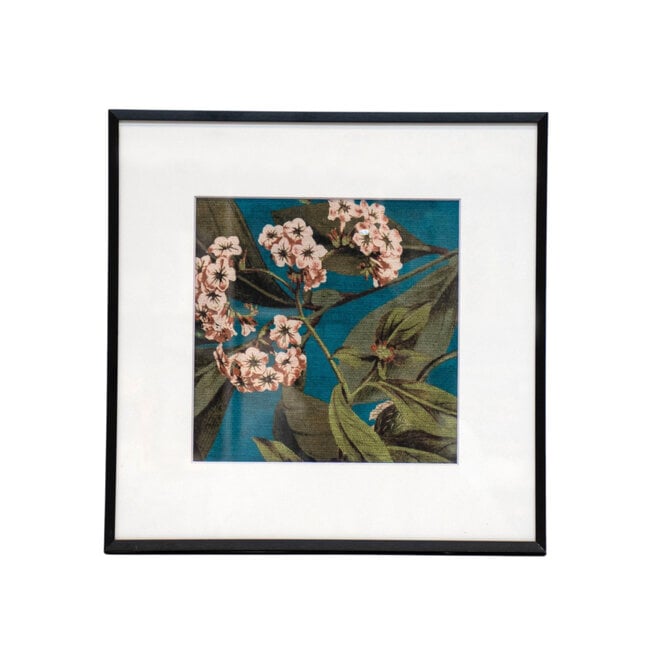 Framed Fabric Passiflora King