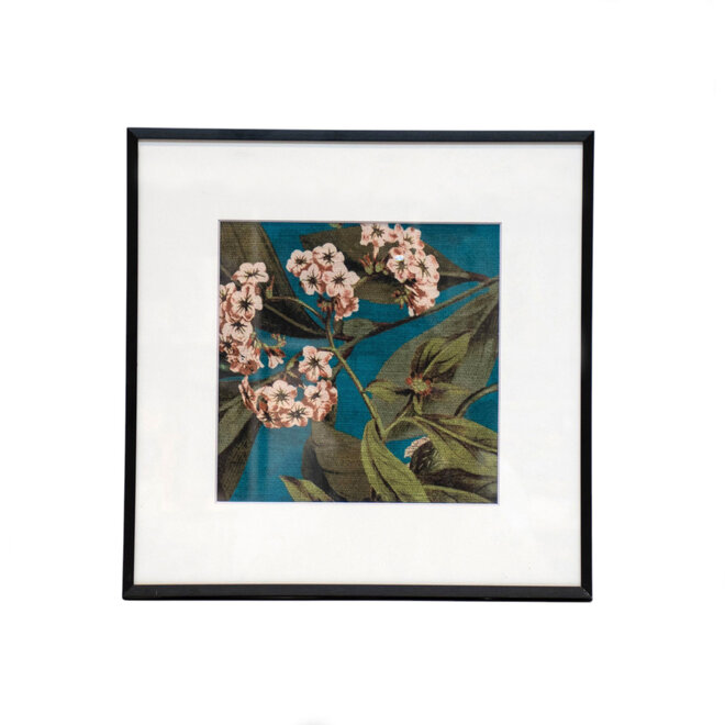Framed Fabric Passiflora King