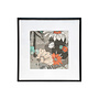 Framed Fabric Cactus Garden Pebble