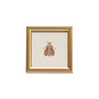 Framed Fabric Small Falena Blush/Gold