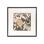 Framed Fabric Dorvel Bouquet Green