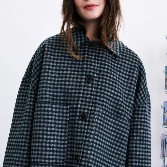 Coat Sheffield Navy Blue