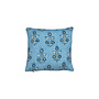 Mini Pillow Poppy Sprig Blue 9.5 x 9.5in