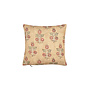 Mini Pillow Poppy Sprig Ochre 9 x 9in