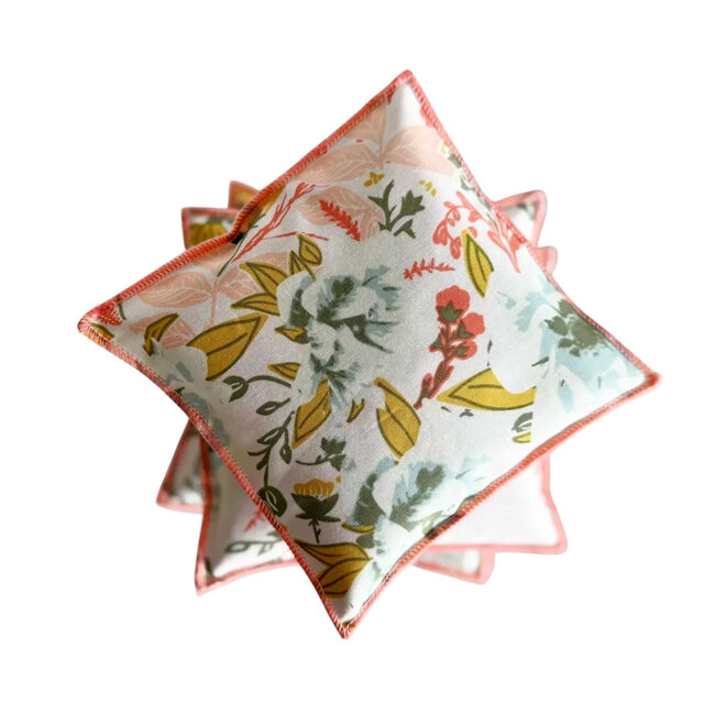 Lavender Sachets Coral & Blue Set of 2