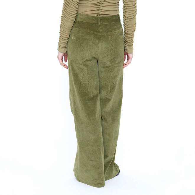 Trousers Corduroy Olive Green