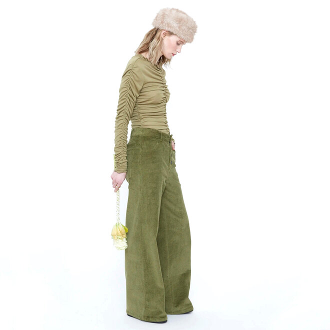 Trousers Corduroy Olive Green