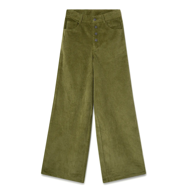Trousers Corduroy Olive Green