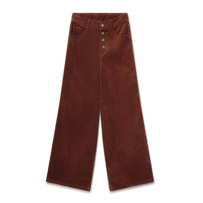 Trousers Corduroy Terracotta