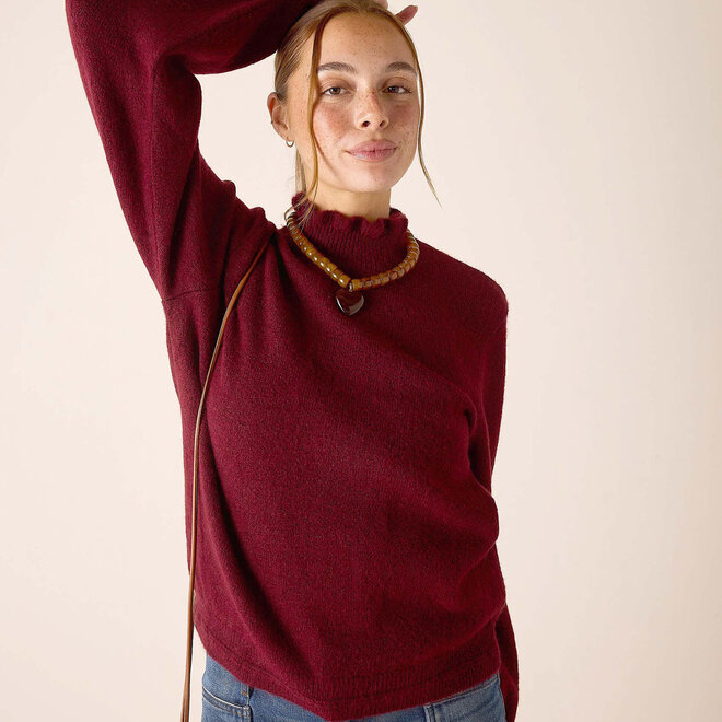 Sweater Sabrina Cabernet