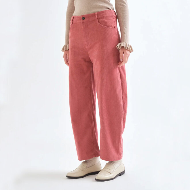Trousers Corduroy Pink