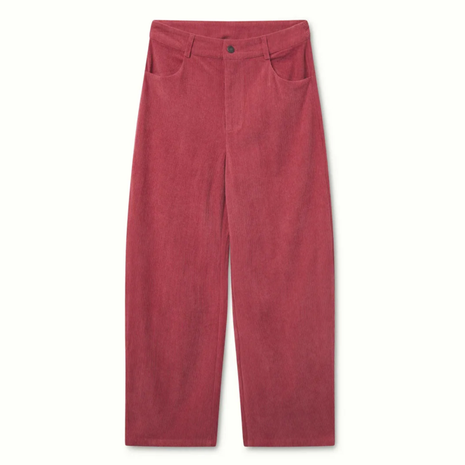 Trousers Corduroy Pink