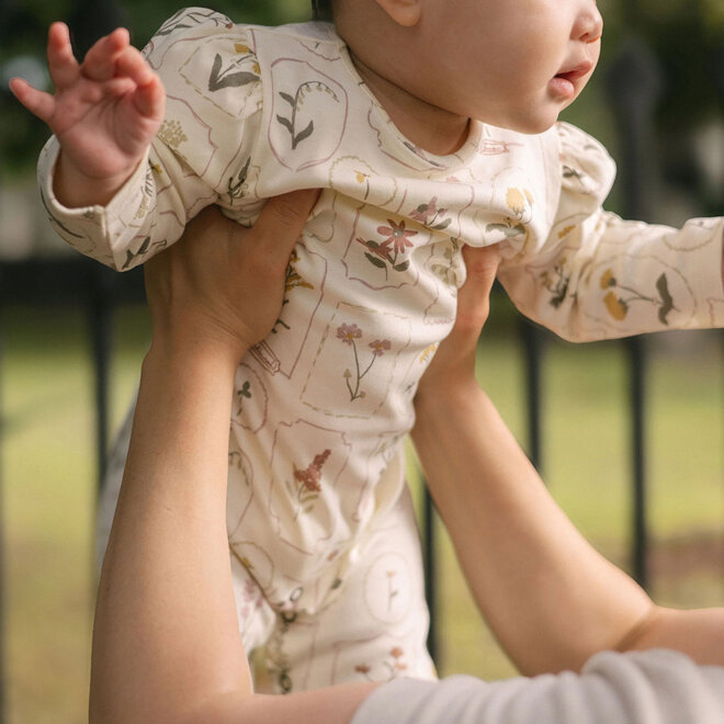 Romper Puff Sleeve Petal Press