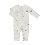 Romper Henley Patch Pocket High Seas