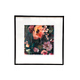 Framed Fabric Velvet Floral Marsh