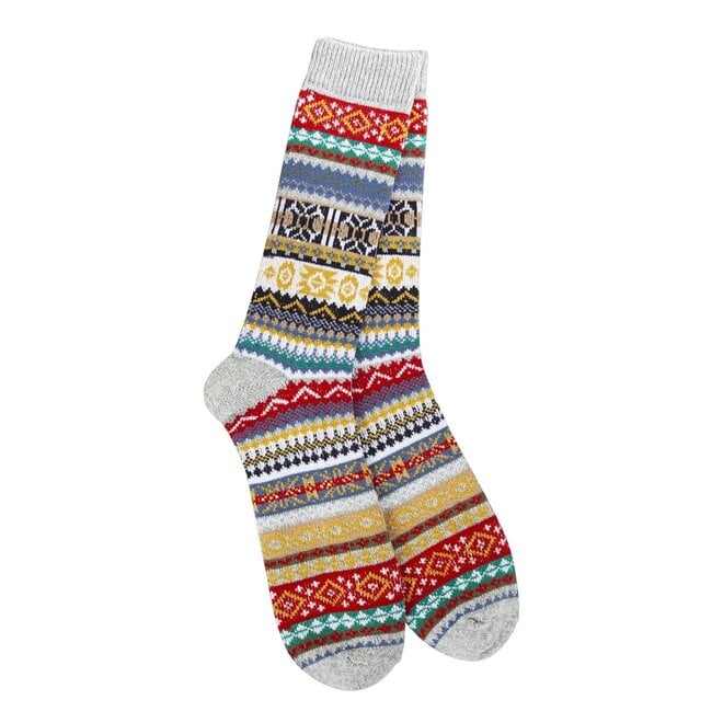 Socks Studio Crew Heather Grey Multi