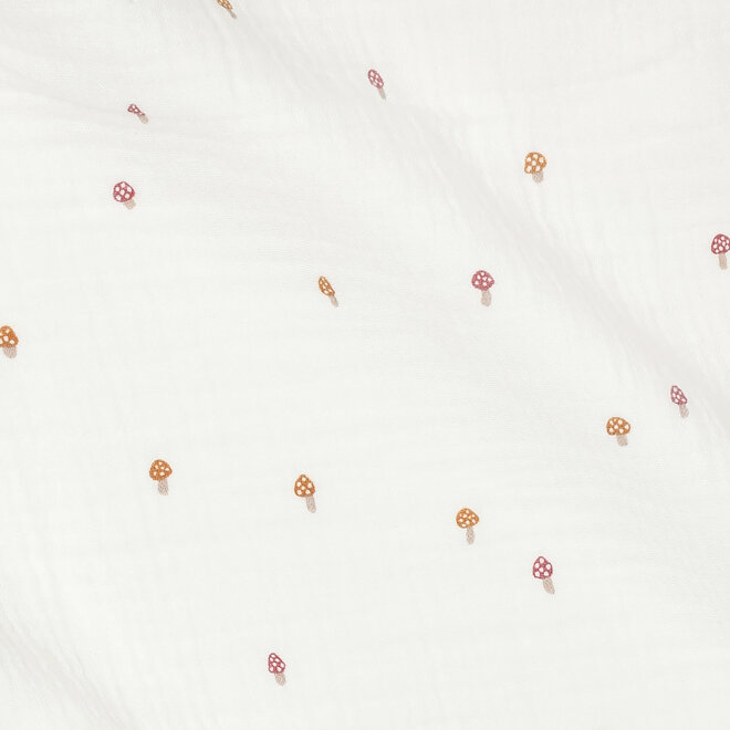 Muslin Swaddle Blanket Mushroom