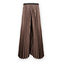 Palazzo Pants Esther Metallic Pleated Rose Gold OS