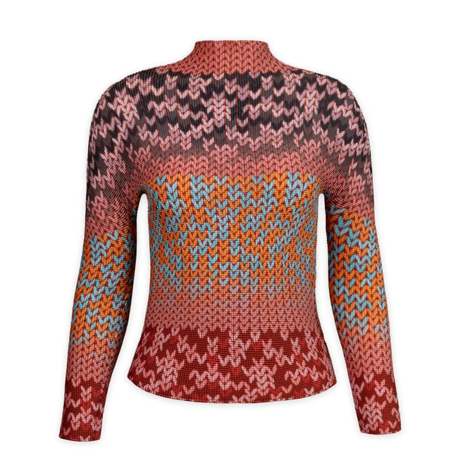Top Sienna Bohemian 3D Honeycomb LS OS