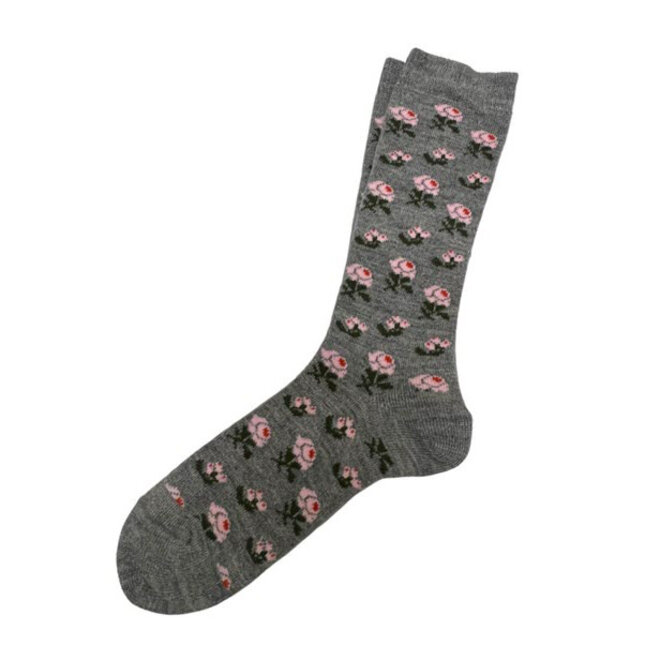 Alpaca Socks Rosa Grey