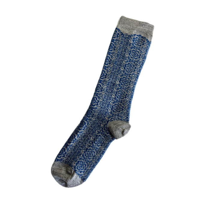 Alpaca Socks Peace Rose Grey