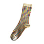Alpaca & Bamboo Socks Dots Cream