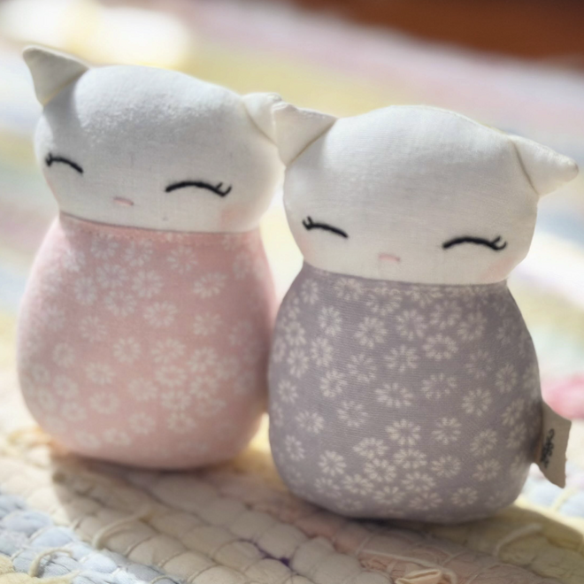 Mini Kitten Floral Lavender