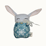 Mini Bunny Winter Snowflake