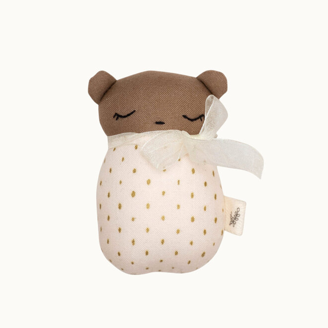 Mini Bear Tiny Golden Dots Pink