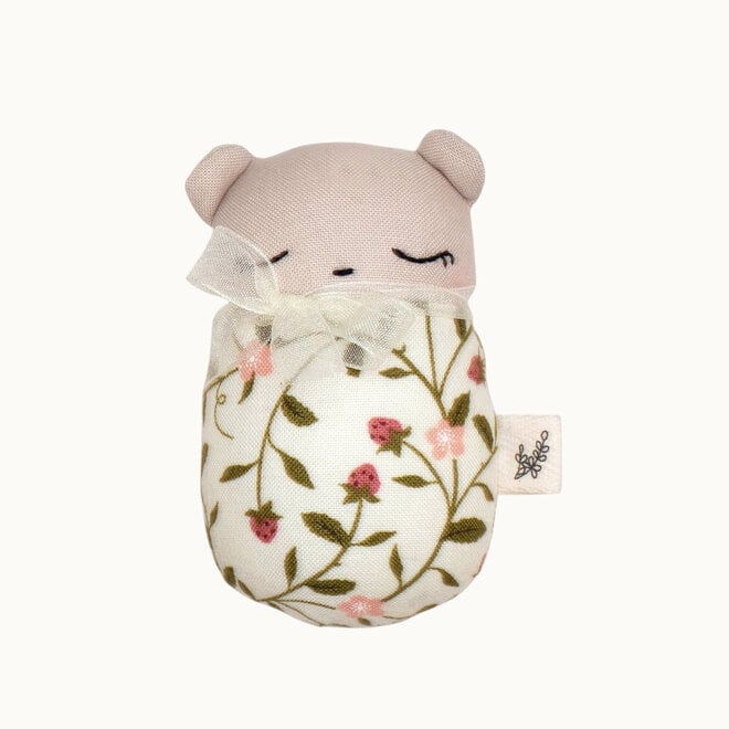Mini Bear Strawberry White