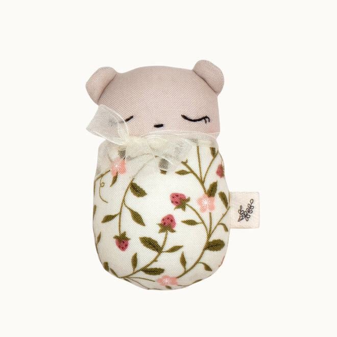 Mini Bear Strawberry White
