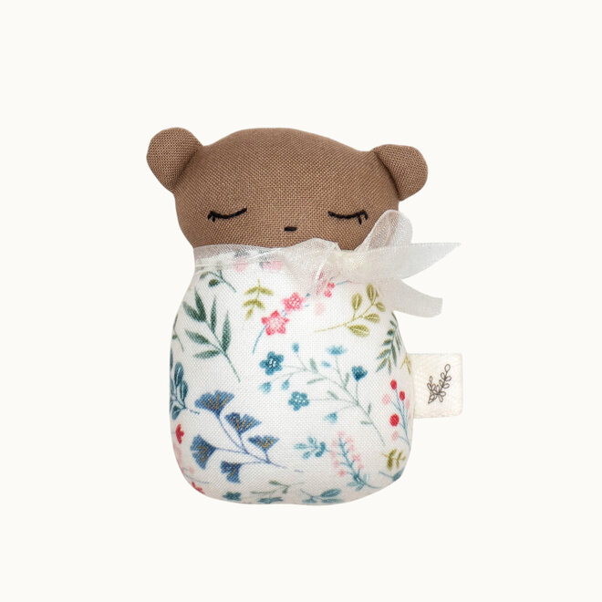 Mini Bear Botanical Print