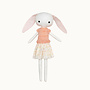 Little Dearling Bunny Doll Peach Top